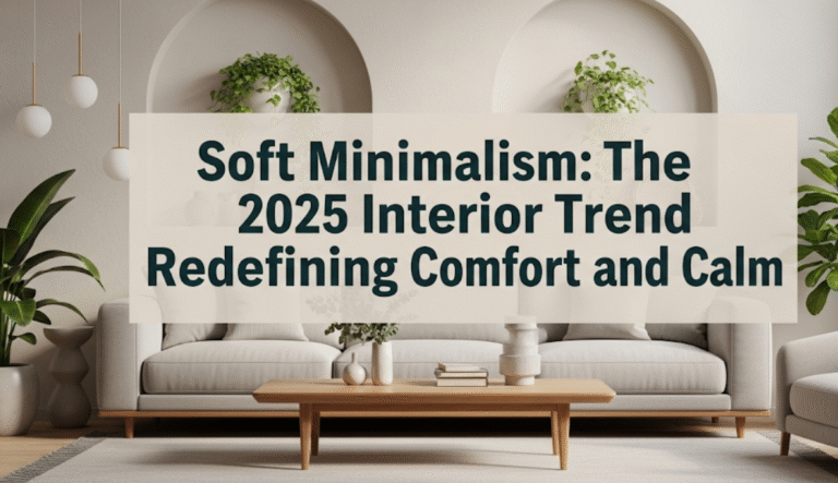 Soft Minimalism: The 2025 Interior Trend Redefining Comfort and Calm