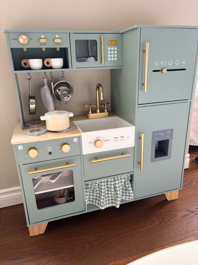 Adorable Toddler Play Kitchen + Favorite Pretend Play Toys (Grandchild Approved)