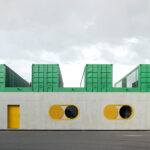 Reused Shipping Containers Form A Flexible Workplace in Spain